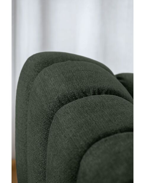 Canapé d'angle Fixe S droit Shell Vert foncé- 255x165x75 cm