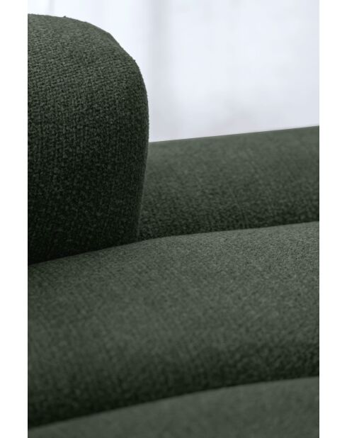 Canapé d'angle Fixe S droit Shell Vert foncé- 255x165x75 cm