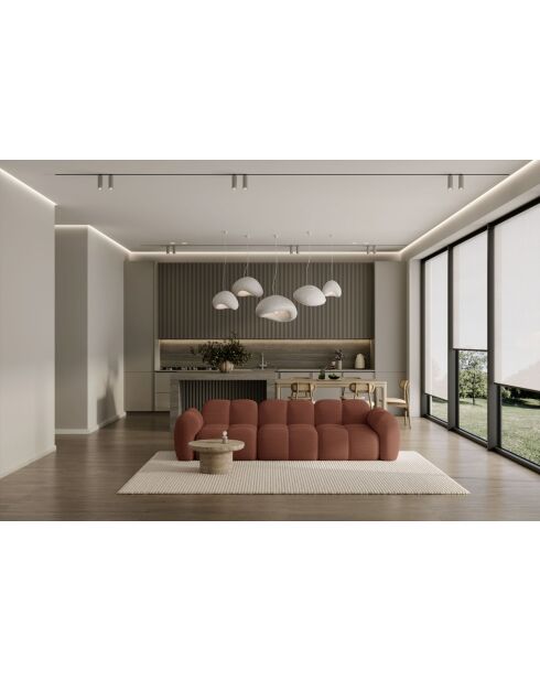 Cloud Terracotta 4-zitsbank - 247x109x76 cm