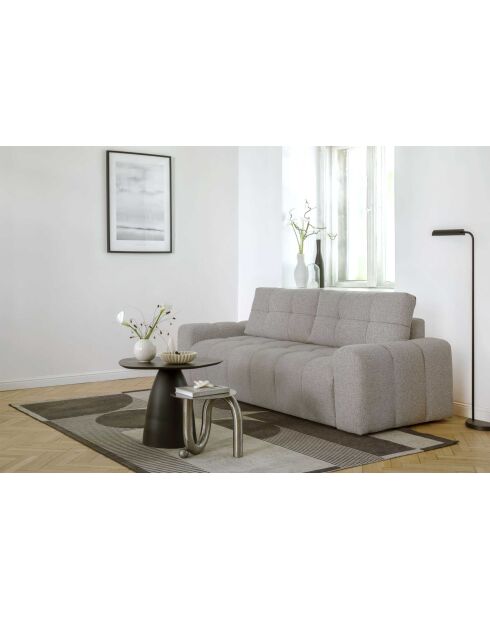 LULU grijze converteerbare 3-zitsbank - 247x96x94 cm