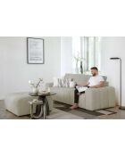 LULU grijze converteerbare 3-zitsbank - 247x96x94 cm