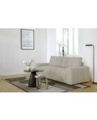 LULU grijze converteerbare 3-zitsbank - 247x96x94 cm