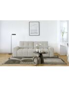 LULU grijze converteerbare 3-zitsbank - 247x96x94 cm