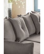 L Wandelbares Ecksofa; rechte Ecke Lazy Lukka Latte- 247x191x85 cm