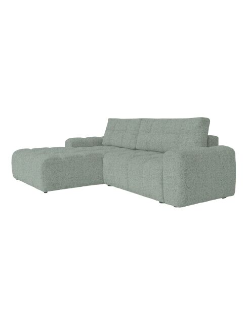 Wandelbares Ecksofa S Left Lulu Green - 268x184x94 cm
