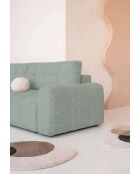 Omvormbare hoekbank S Links Lulu Groen - 268x184x94 cm