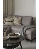 L-MAX Lofty Lilly Ecksofa, umwandelbar, rechtwinklig, 304 x 197 x 84 cm, Taupe