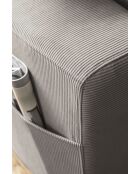 L-MAX Lofty Lilly Ecksofa, umwandelbar, rechtwinklig, 304 x 197 x 84 cm, Taupe