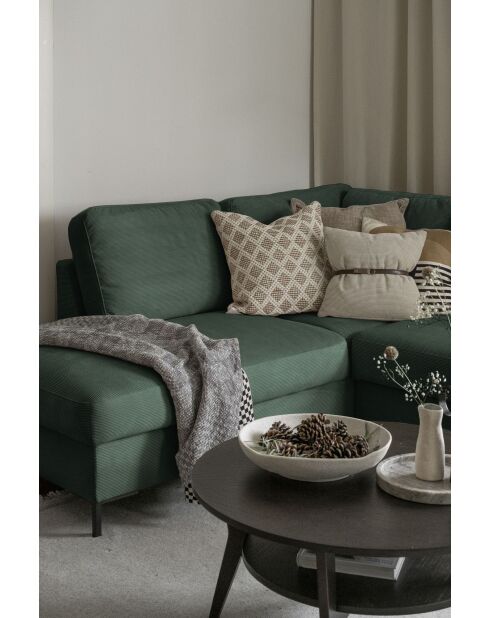 S-MAX Wandelbares Ecksofa links Lofty Lilly Smaragdgrün Lofty Lilly - 306x150x84 cm