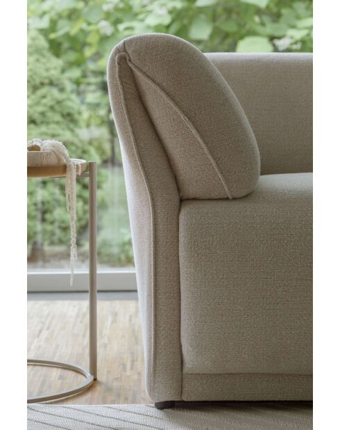 Gatsby Beige vaste M hoekbank rechts - 338x175x87 cm