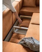 Ecksofa U umwandelbar rechtwinklig Lazy Lukka Brick- 320x191x85 cm