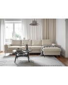 S-MAX Wandelbares rechtwinkliges Ecksofa Lofty Lilly Beige- 306 x 150 x 84 cm