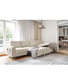 S-MAX Wandelbares rechtwinkliges Ecksofa Lofty Lilly Beige- 306 x 150 x 84 cm