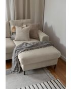 S-MAX Wandelbares rechtwinkliges Ecksofa Lofty Lilly Beige- 306 x 150 x 84 cm