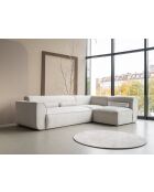 Festes L-Ecksofa, rechts Flex Felix Beige - 265x169x70 cm