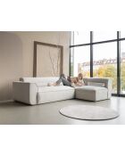 Festes L-Ecksofa, rechts Flex Felix Beige - 265x169x70 cm