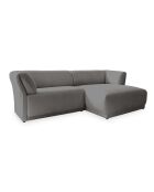 Divano angolare destro Gatsby Grey Fisso S - 280x173x87 cm