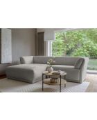 Festes Ecksofa S Left Gatsby Hellgrau - 280x173x87 cm