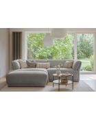 Festes Ecksofa S Left Gatsby Hellgrau - 280x173x87 cm