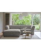 Festes Ecksofa S Left Gatsby Hellgrau - 280x173x87 cm