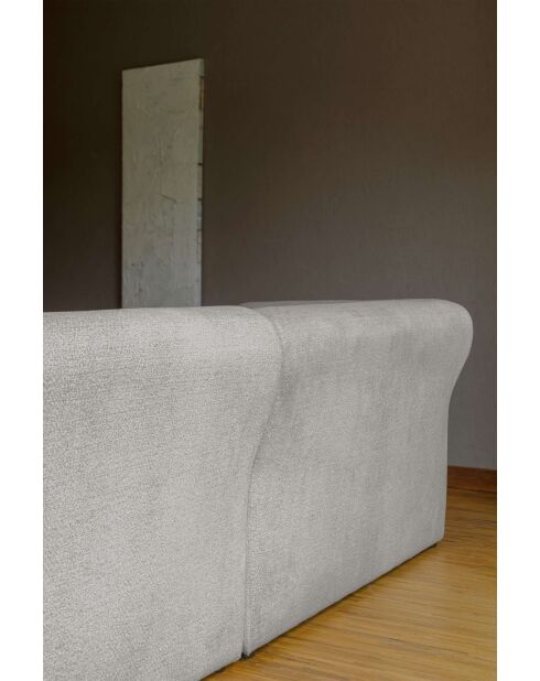 Vaste hoekbank S Left Gatsby Lichtgrijs - 280x173x87 cm