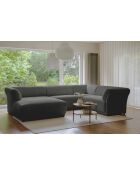 Gatsby Ecksofa, U-förmig, für rechts, 341 x 233 x 87 cm, Grau