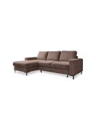 Wandelbares linkes Ecksofa Lofty Lilly Taupe- 236x148x84 cm