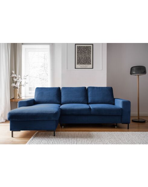 Lofty Lilly Ecksofa, umwandelbar, links, 236 x 148 x 84 cm, Marineblau