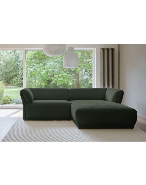 Gatsby Fixed S Ecksofa für rechts, dunkelgrün — 280 x 173 x 87 cm