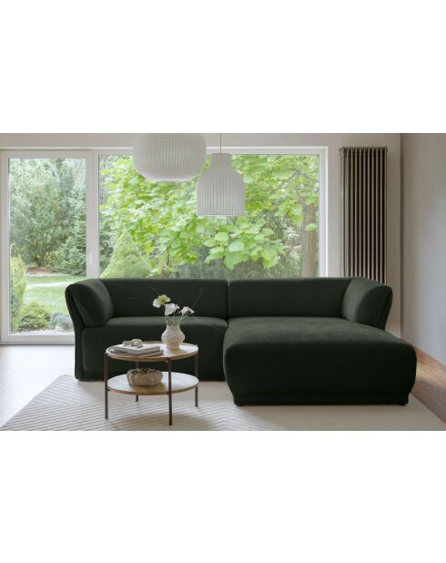 Gatsby Fixed S Ecksofa für rechts, dunkelgrün — 280 x 173 x 87 cm