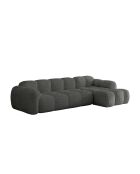 Festes S-Ecksofa, rechts Cloud Gris- 248x160x76 cm