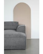 Festes U-Ecksofa, links Flex Felix Dunkelgrau - 337x265x70 cm