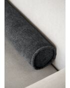 L-MAX vaste hoekbank, links Flex Felix donkergrijs - 265x248x70 cm