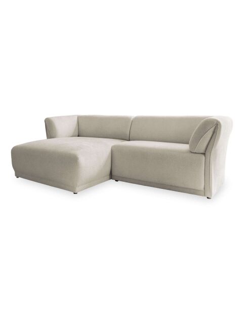 Sofá angular fijo S Left Gatsby Beige- 280x173x87 cm