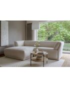 Sofá angular fijo S Left Gatsby Beige- 280x173x87 cm