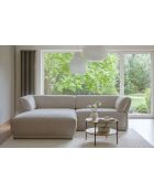 Sofá angular fijo S Left Gatsby Beige- 280x173x87 cm