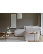 Sofá angular fijo S Left Gatsby Beige- 280x173x87 cm