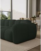 Festes U-Ecksofa, rechts Cloud Dark Green - 328x260x76 cm