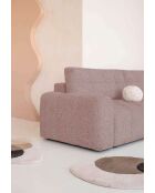 Divano angolare trasformabile Lulu Rouge U-right - 333x213x94 cm