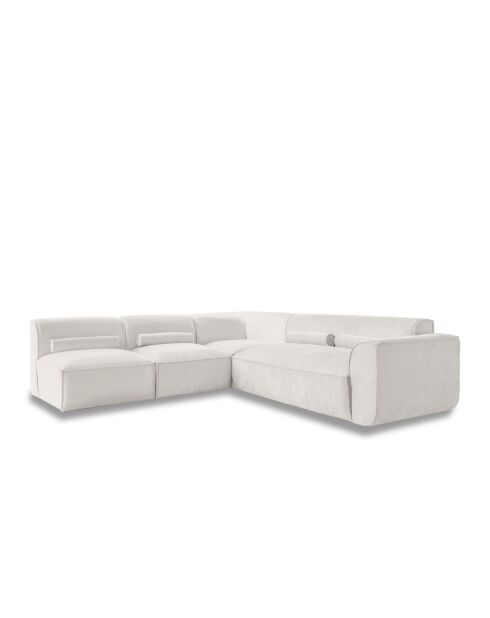 L-MAX Festes Ecksofa, Left Flex Felix, 265 x 248 x 70 cm, Beige