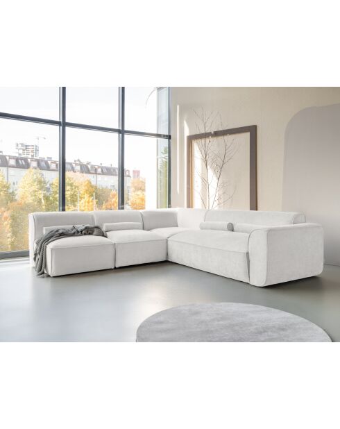 L-MAX Festes Ecksofa, Left Flex Felix, 265 x 248 x 70 cm, Beige