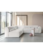 L-MAX Festes Ecksofa, Left Flex Felix, 265 x 248 x 70 cm, Beige