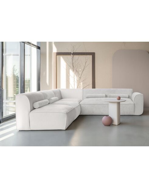 L-MAX Festes Ecksofa, Left Flex Felix, 265 x 248 x 70 cm, Beige