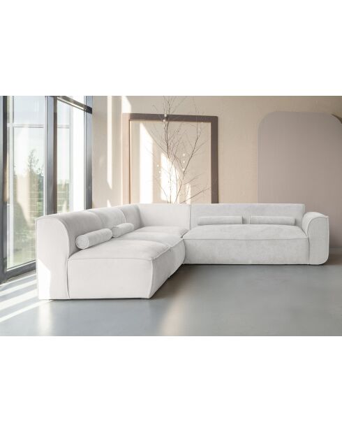 L-MAX Festes Ecksofa, Left Flex Felix, 265 x 248 x 70 cm, Beige