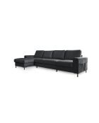 S-MAX Wandelbares Ecksofa linke Ecke Lofty Lilly Gray- 306x150x84 cm