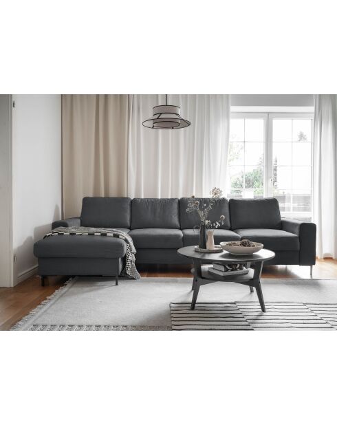 S-MAX Wandelbares Ecksofa linke Ecke Lofty Lilly Gray- 306x150x84 cm