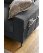 S-MAX Wandelbares Ecksofa linke Ecke Lofty Lilly Gray- 306x150x84 cm