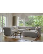 Gatsby Fixed U Ecksofa für links, hellgrau, 341 x 233 x 87 cm