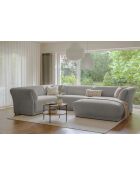 Gatsby Fixed U Ecksofa für links, hellgrau, 341 x 233 x 87 cm