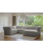 Gatsby Fixed U Ecksofa für links, hellgrau, 341 x 233 x 87 cm